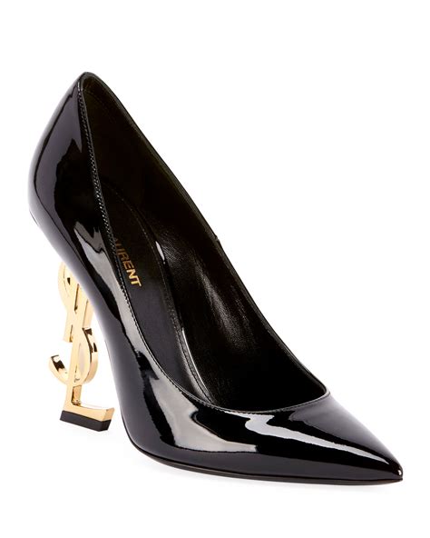 t strap heel pump ysl|OPYUM Pumps in patent leather .